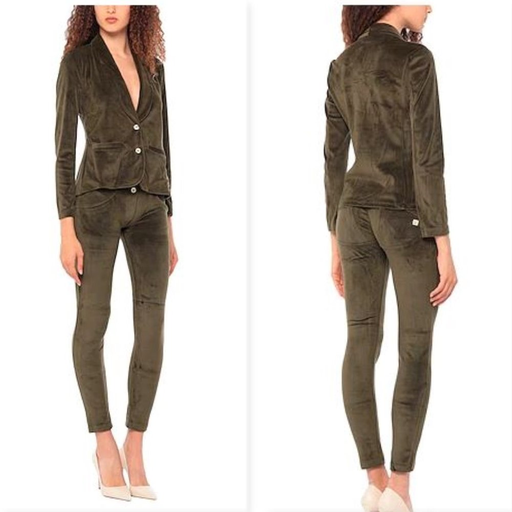 Freddy WR.UP Velvet Dark Green Suit